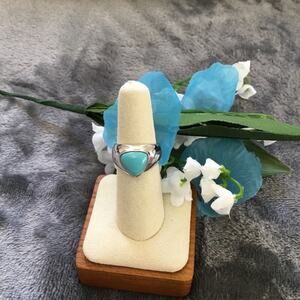 Sterling Silver Blue Stone Ring